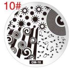 NAIL ART IMAGE STAMPING PLATE (OM-10)