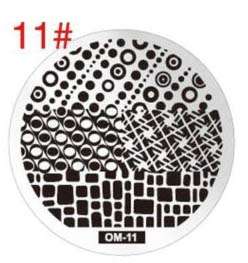 NAIL ART IMAGE STAMPING PLATE (OM-11)