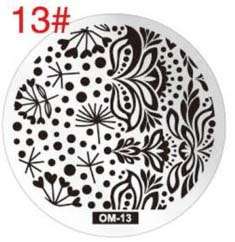 NAIL ART IMAGE STAMPING PLATE (OM-13)