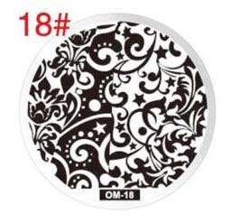 NAIL ART IMAGE STAMPING PLATE (OM-18)
