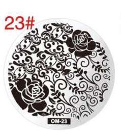 NAIL ART IMAGE STAMPING PLATE (OM-23)