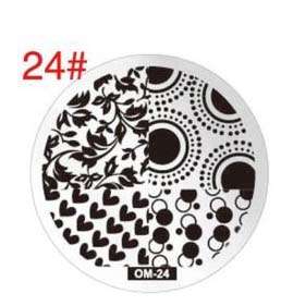 NAIL ART IMAGE STAMPING PLATE (OM-24)