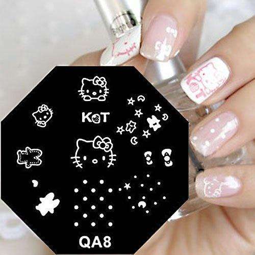 NAIL ART STAMPING PLATE (QA8)