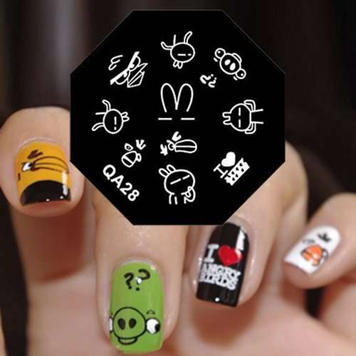 NAIL ART STAMPING PLATE (QA28)