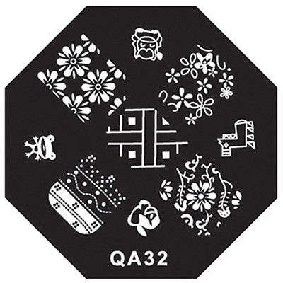 NAIL ART STAMPING PLATE (QA32)