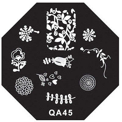 NAIL ART STAMPING PLATE (QA45)