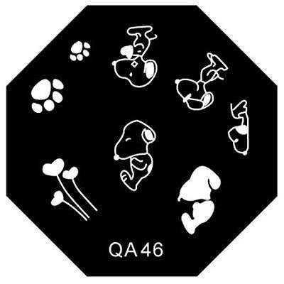 NAIL ART STAMPING PLATE (QA46)