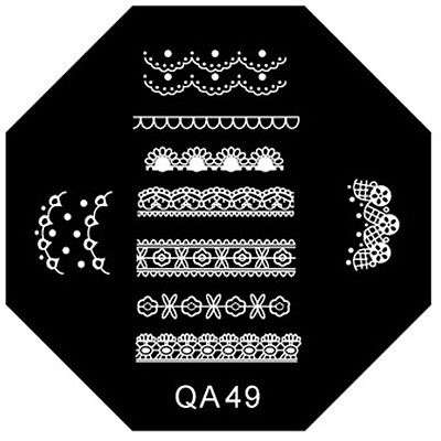 NAIL ART STAMPING PLATE (QA49)