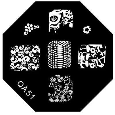 NAIL ART STAMPING PLATE (QA51)