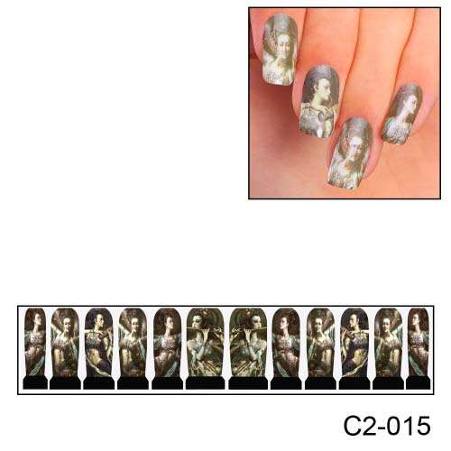 NAIL ART - FULL COVER WRAP - WATER TRANSFER DECALS