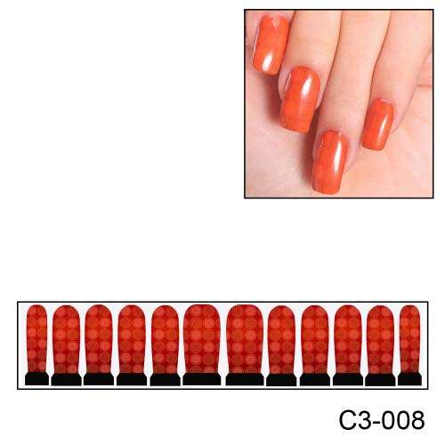 NAIL ART - FULL COVER WRAP - WATER TRANSFER DECALS