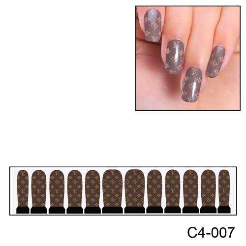 NAIL ART - FULL COVER WRAP - WATER TRANSFER DECALS