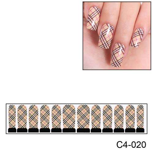 NAIL ART - FULL COVER WRAP - WATER TRANSFER DECALS