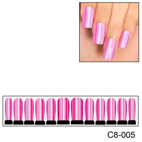 NAIL ART - FULL COVER WRAP - WATER TRANSFER DECALS