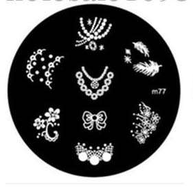 NAIL ART IMAGE STAMPING PLATE (M77)