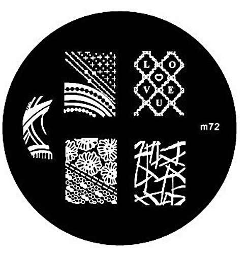 NAIL ART IMAGE STAMPING PLATE (M72)