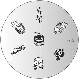 NAIL ART IMAGE STAMPING PLATE (M13)