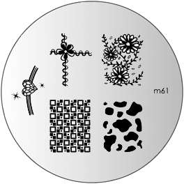 NAIL ART IMAGE STAMPING PLATE (M61)
