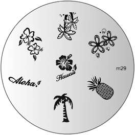NAIL ART IMAGE STAMPING PLATE (M29)