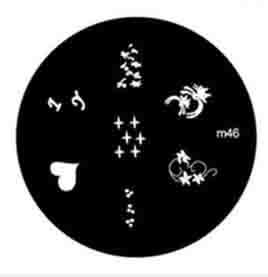 NAIL ART IMAGE STAMPING PLATE (M46)