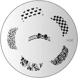 NAIL ART IMAGE STAMPING PLATE (M56)