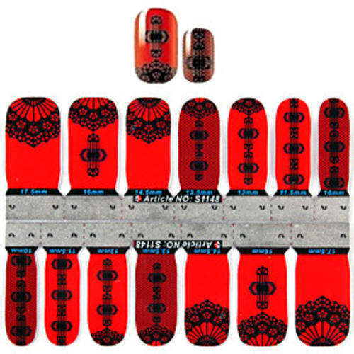 NAIL ART - FULL COVER WRAP (LACE)