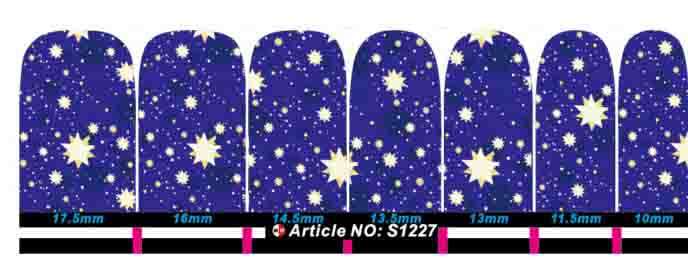 NAIL ART/NAIL ART DECAL/NAIL ART STICKER/NAIL ART FULL WRAP/STARS NAIL ART