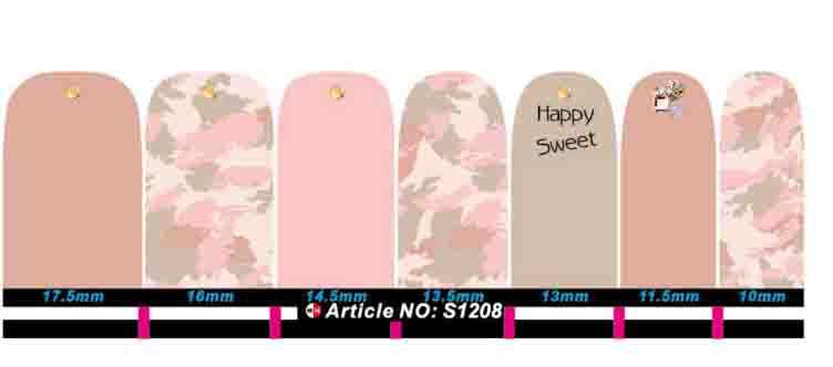 NAIL ART - FULL COVER WRAP (CAMO)