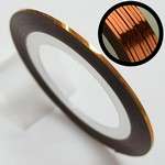 1 ROLL OF STRIPING TAPE FOR NAIL ART - COPPER