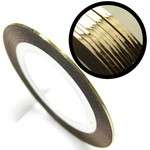 1 ROLL OF STRIPING TAPE FOR NAIL ART - BRONZE