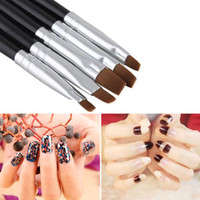5PCS Nail Acrylic UV Gel  Brush Kit