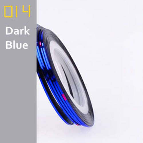 1 ROLL OF STRIPING TAPE FOR NAIL ART - DARK BLUE