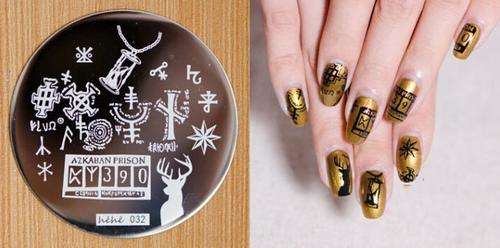 NAIL ART IMAGE STAMPING PLATE (H'eH'e SERIES)