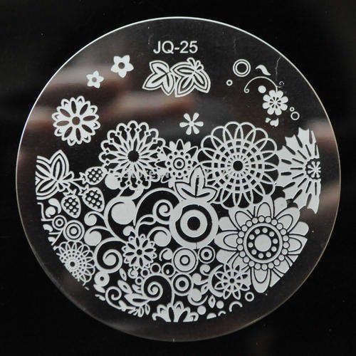 NAIL ART IMAGE STAMPING PLATE (JQ SERIES) - FLORAL GARDEN
