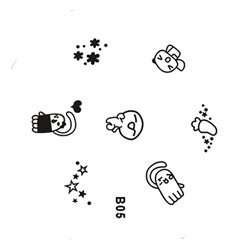NAIL ART IMAGE STAMPING PLATE (B-SERIES)