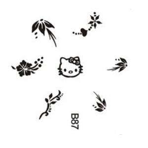 NAIL ART IMAGE STAMPING PLATE (B-SERIES)