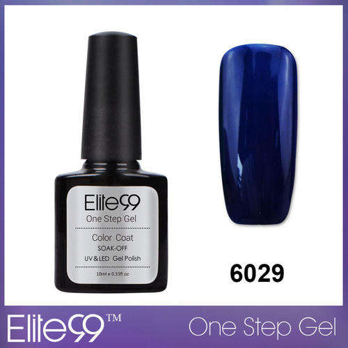 Elite99 10ml One Step Soak Off UV/LED Gel Polish (Dark Blue)