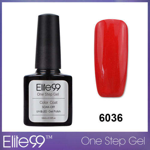 Elite99 10ml One Step Soak Off UV/LED Gel Polish (Dark Red)