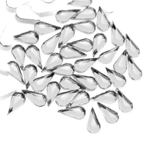 NAIL ART RHINESTONE TEARDROP - CLEAR