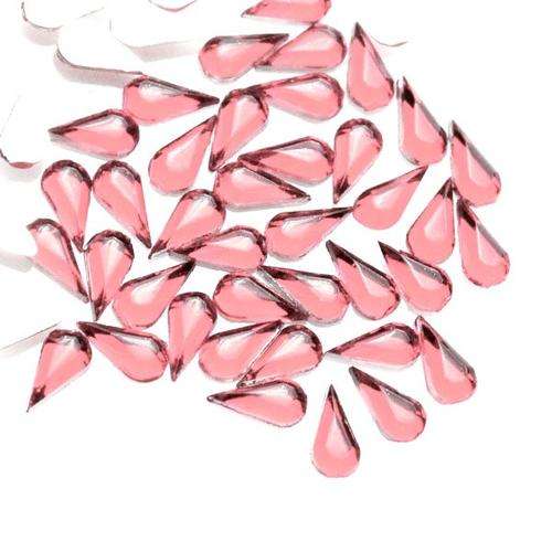 NAIL ART RHINESTONE TEARDROP - LIGHT PINK