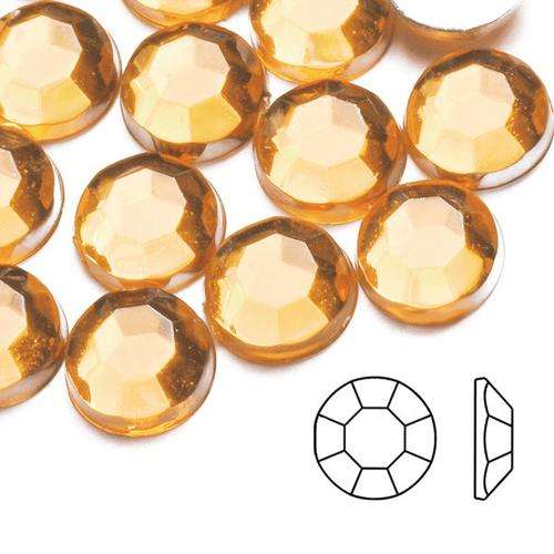 NAIL ART 1.5 mm ROUND RHINESTONES - CHAMPAGNE