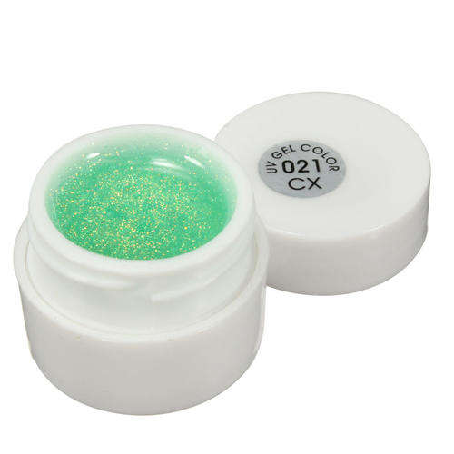 UV GEL - FINE LIGHT BLUE GLITTER