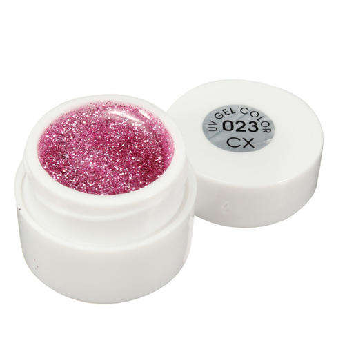 UV GEL - FINE ROSE GLITTER