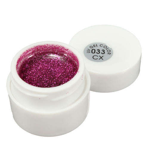 UV GEL - FINE FUCHSIA GLITTER