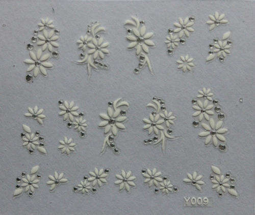 NAIL ART STICKER - WHITE