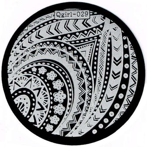 NAIL ART IMAGE STAMPING PLATE (QGIRL-SERIES)