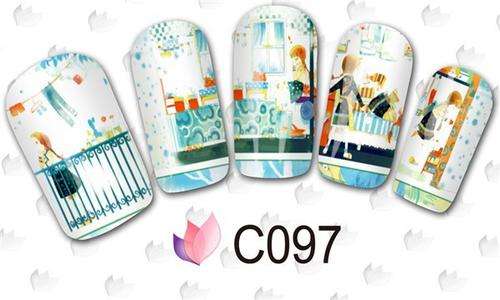 NAIL ART - WATER TRANSFER