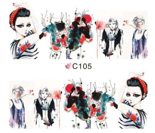 NAIL ART - WATER TRANSFER