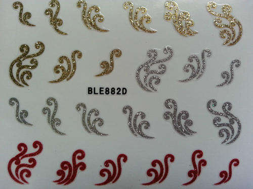 NAIL ART - GLITTER - STICKER