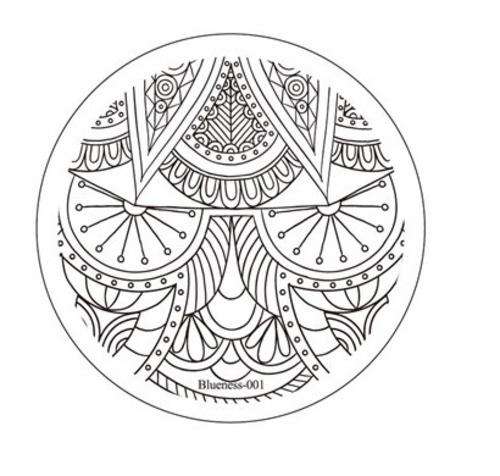 NAIL ART IMAGE STAMPING PLATE (BL-SERIES)